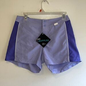 NEW WITH TAGS PRETTY PURPLE L.L. BEAN SUPPLEX WOMEN’S BOARD SHORTS SIZE 8